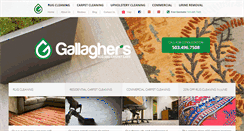 Desktop Screenshot of gallagherscarpetcleaning.com